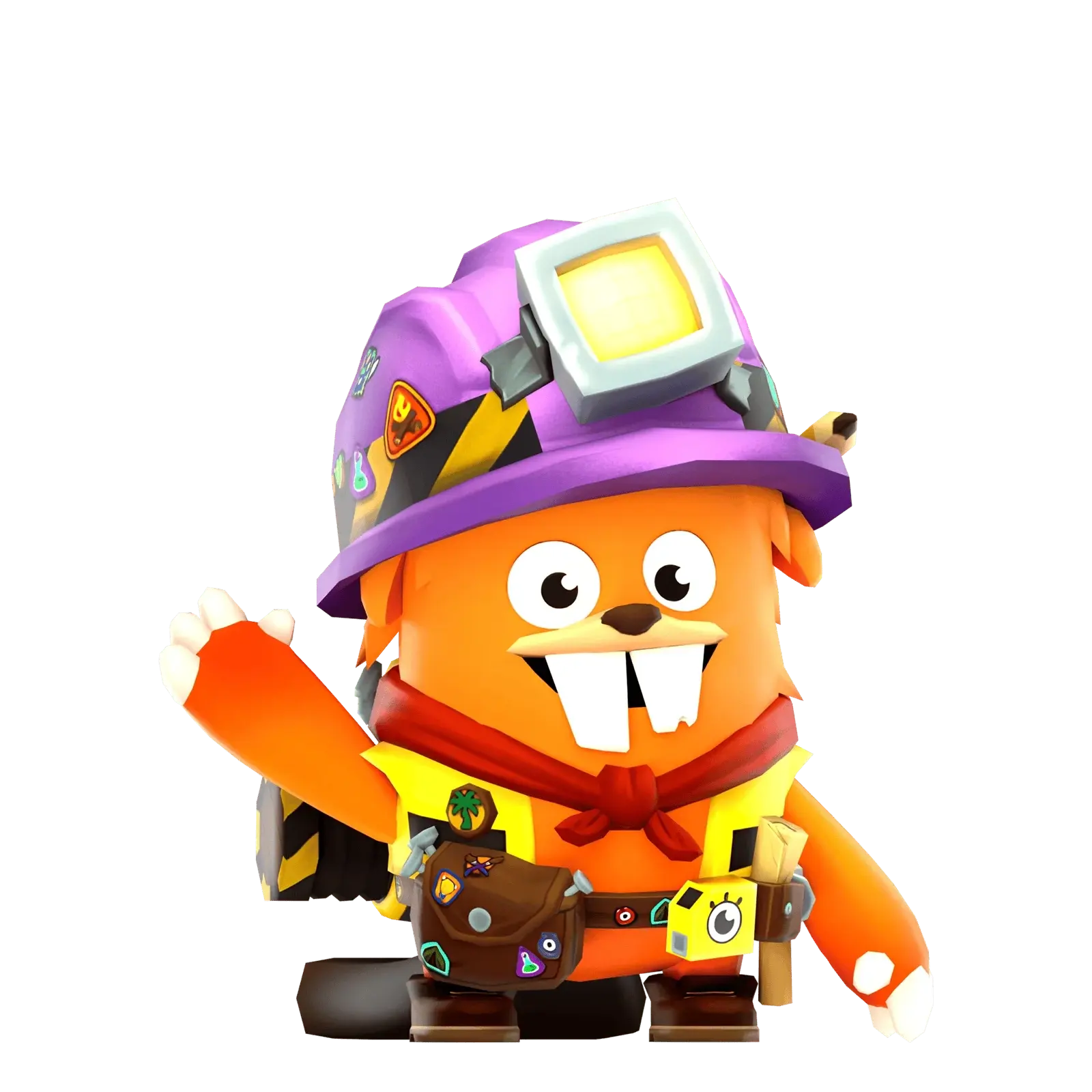 Bevel, the Dojo Islands ranger who keeps the crafting table open.