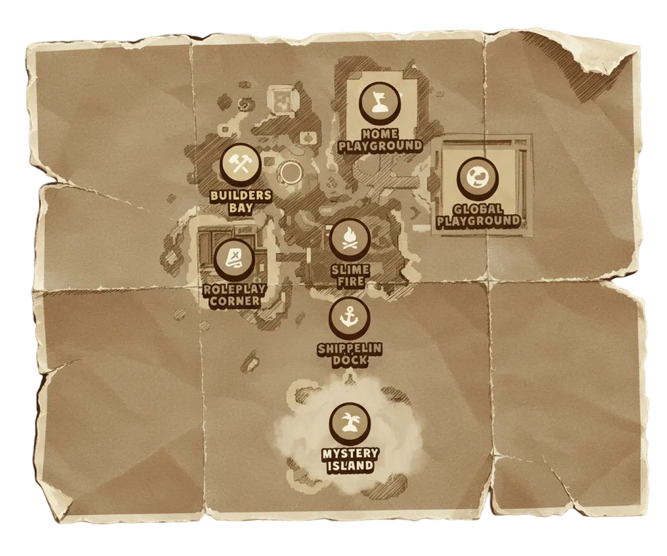 Worlds map