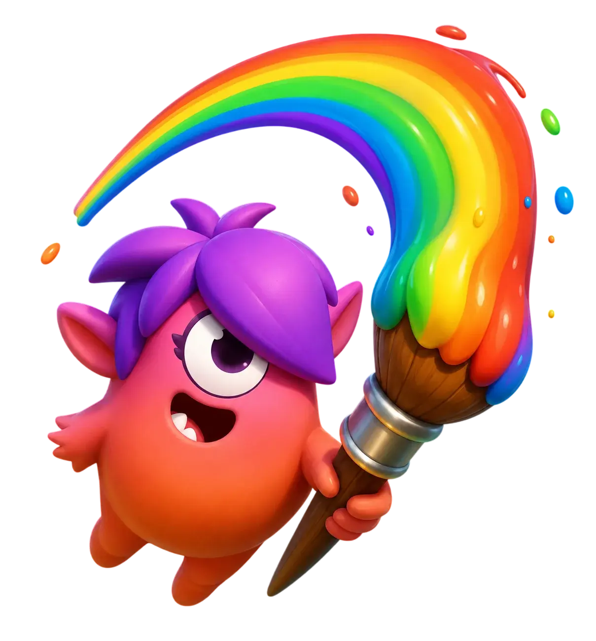 Paint Party character